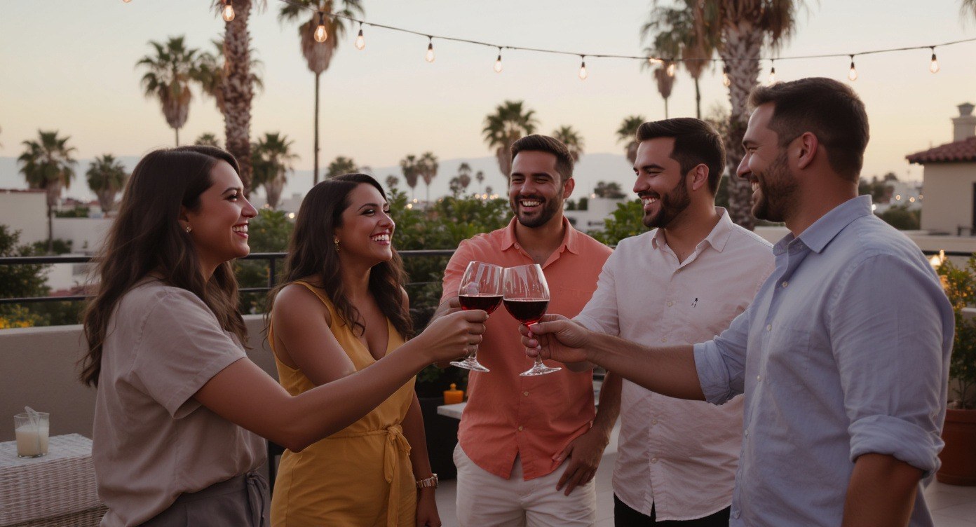 San Diego event guests celebrating