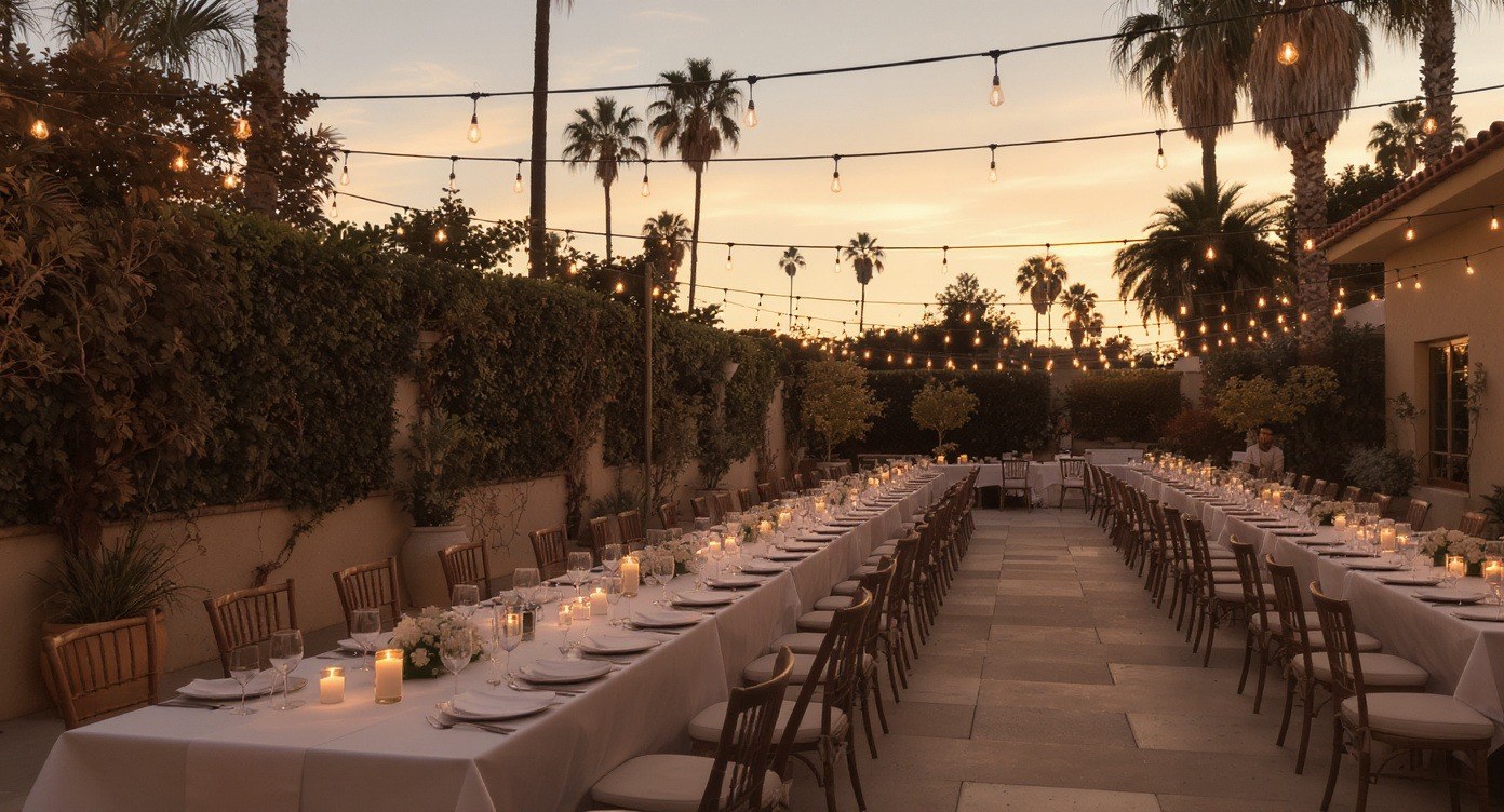 San Diego patio reception